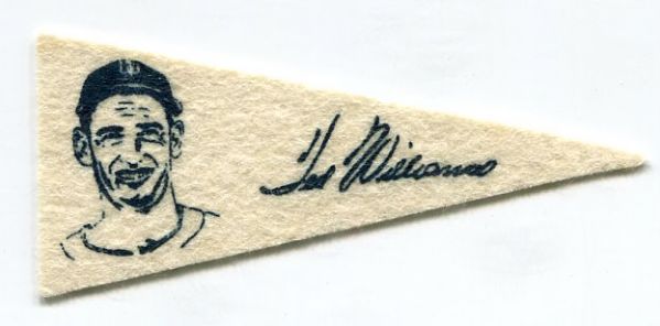 1950 American Nut Ted Williams Pennant