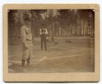 1897 Phillips Exeter Academy Baseball Game Cabinet Photo