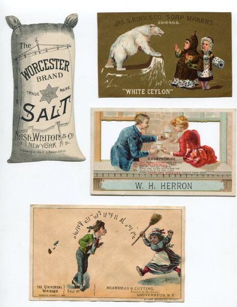 Lot of 37 Victorian Era Trade Cards 1880-1910