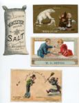 Lot of 37 Victorian Era Trade Cards 1880-1910