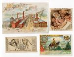 Lot of 37 Victorian Era Trade Cards 1880-1910