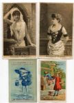 Lot of 37 Victorian Era Trade Cards 1880-1910