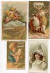 Lot of 37 Victorian Era Trade Cards 1880-1910