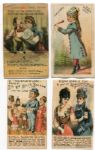 Lot of 37 Victorian Era Trade Cards 1880-1910