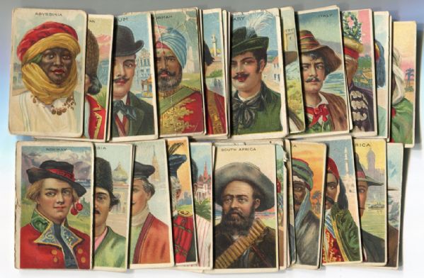 T113 Types of Nations Complete Set of 50 + dupes