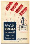 1934 Chicago Cubs vs. Brooklyn Unscored Score Card
