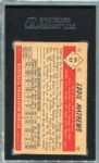 1953 Bowman Color #97 Eddie Mathews SGC 50