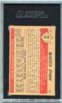 1953 Bowman Color #99 Warren Spahn SGC 60