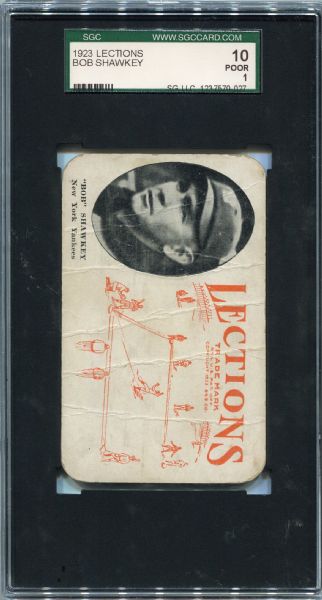 1923 Lections Bob Shawkey SGC 10