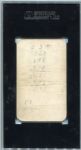 1923 Lections Bob Shawkey SGC 10