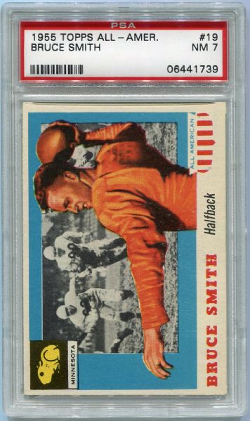 1955 Topps All American #19 Bruce Smith PSA 7