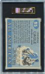 1955 Topps All American #95 Chris Cagle Short Print SGC 80