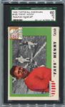 1955 Topps All American #100 Fats Henry Rookie Short Print SGC 60