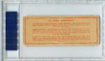 1951 Topps Teams St. Louis Cardinals Dated PSA 2