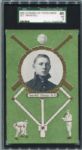 1908-09 Rose Company Postcard Lee Tannehill, Chicago White Sox SGC 40