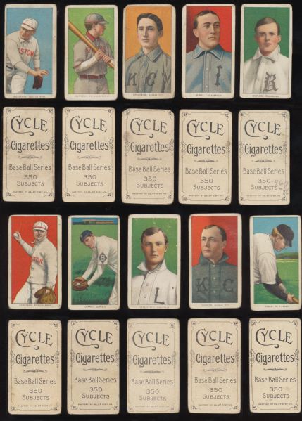 *T206 Group-1 Cycle 350 series   10 cards.