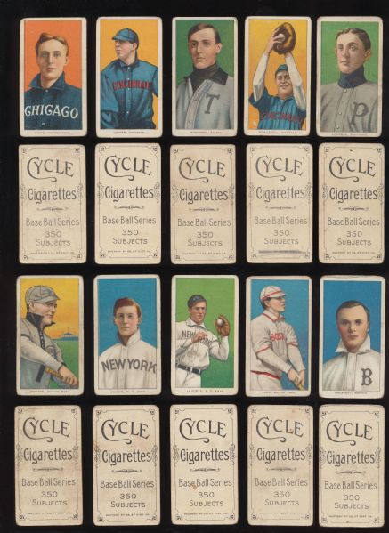 *T206 Group-2  Cycle 350 series 10 cards.