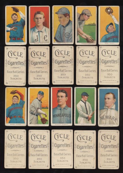 *T206 Group-3  Cycle 350 series 10 cards.