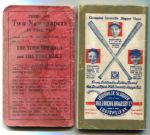 1913 Tri-State Base Ball Red Book & 1939 Sporting News Record Book