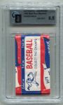 1952 Berk Ross Baseball Unopened Paper Pack GAI 8.5
