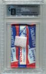 1952 Berk Ross Baseball Unopened Paper Pack GAI 8.5