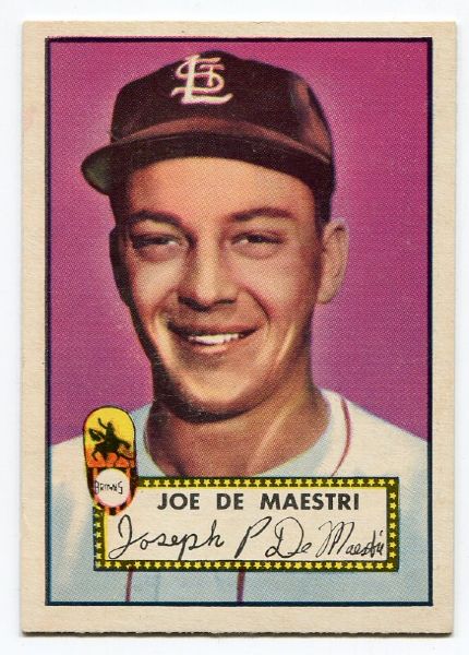 1952 Topps Baseball #286 Joe De Maestri NRMT+