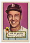 1952 Topps Baseball #286 Joe De Maestri NRMT+