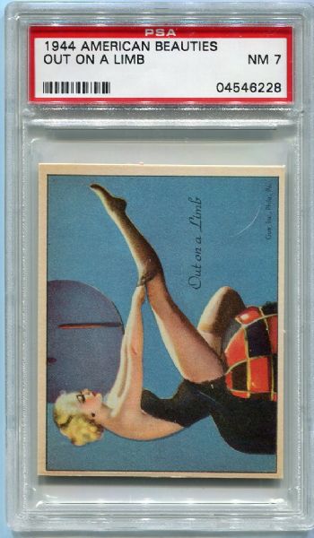 R59 1944 American Beauties "Out On A Limb" PSA 7