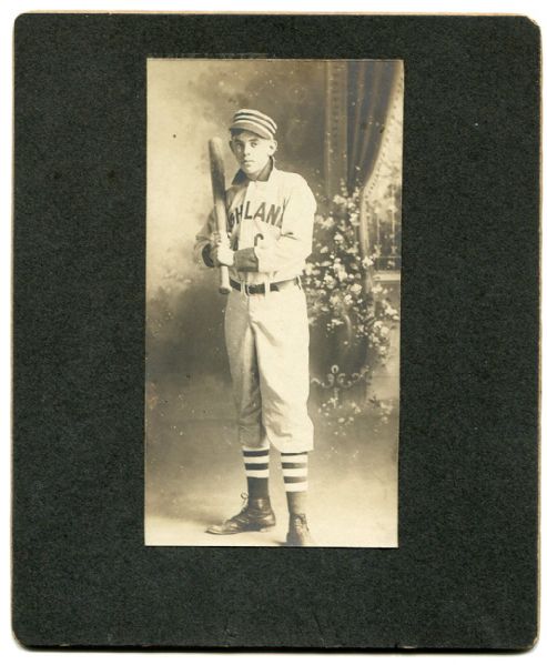 Circa 1900 Century Ashland College Baseball Player Photograph