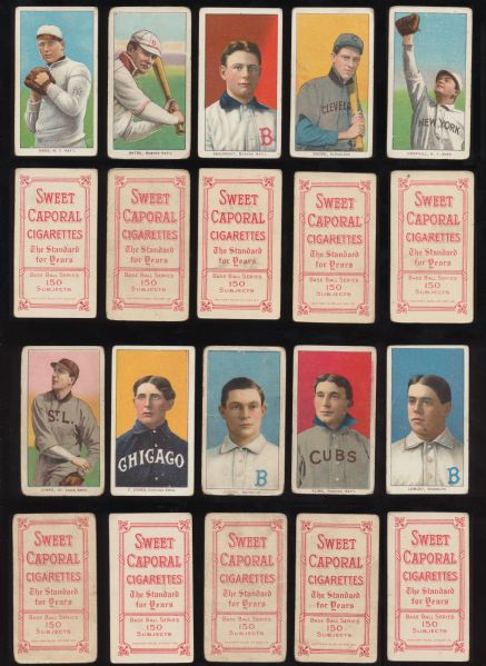 *T206 Group-1 Sweet Caporal 150 series 10 cards