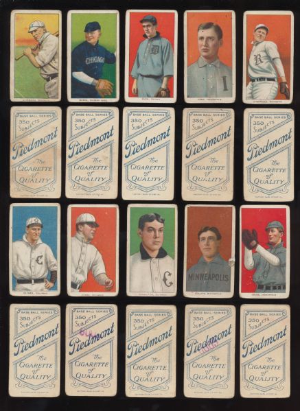 *T206 Group-1 Piedmont Series 350-  10 cards