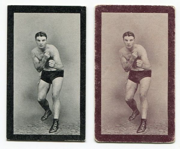 1913 Wills Scissors British Army Boxers #24 Corporal G. Gates With Proof Card