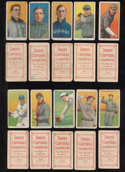 *T206 Group-1 Sweet Caporal Series 350-  10 cards
