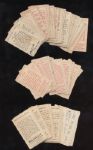 *circa 1911 Mixed Non-sports lot-  T42,T43,T58,T69,T81,T119,E225