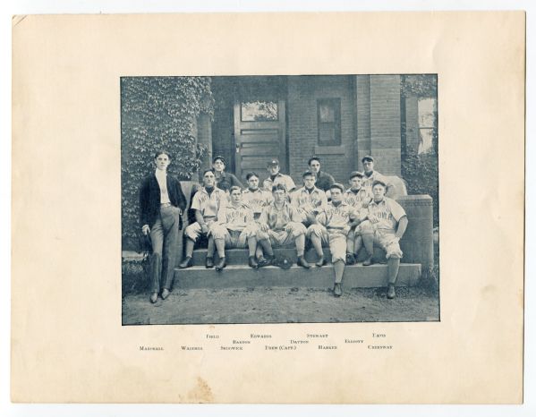 Andover Phillips Academy Baseball Team Photo