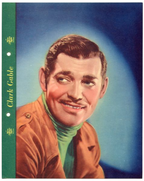 1937 Dixie Lid Premium Clark Gable Nrmt
