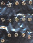 *P3 (35) Comic Pinbacks, P6 (55) Sweet Caporal, National Flag Pins, 1896
