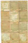 R73 Indian Gum Group of 24 Different - Some Scarcer Included