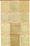 R73 Indian Gum Group of 24 Different - Some Scarcer Included