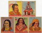 R73 Indian Gum Series of 192 Five Card Lot