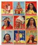 R73 Indian Gum High Number Series of 48 Including Skip Numbered Cards - 9 Different