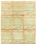 R73 Indian Gum High Number Series of 48 Including Skip Numbered Cards - 9 Different