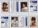 1990 Topps Porcelain Set- 12 Different With Certificates of Authenticity