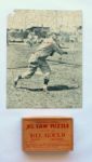 1933 Buffalo Bisons Puzzle of Bill Gould in Original Box
