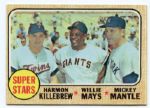 1968 Topps #490 Super Stars Killebrew* Mays* Mantle