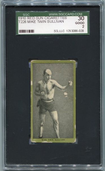 T226 Red Sun Cigarettes Boxer Mike Twin Sullivan SGC 30