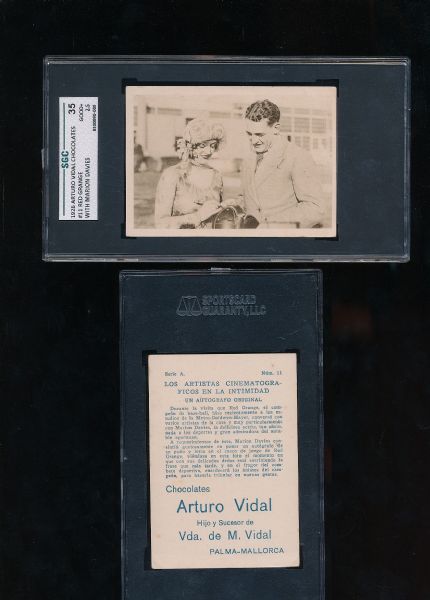 1926 Red Grange - Arturo Vidal Chocolates - Scarce   SGC 35