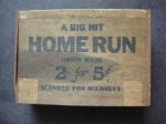 1920s Home Run Cigar Box