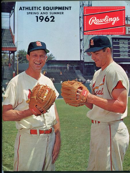 1962 Rawlings Equipment Catalogue Stan Musial on the Cover