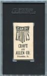 E92 Croft's Candy Al Bridwell SGC AUTH